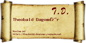Theobald Dagomér névjegykártya